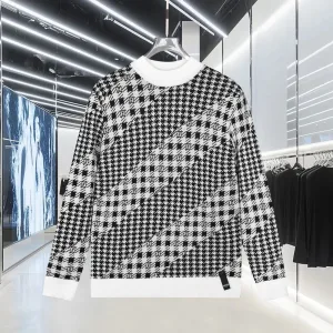High Quality Fendi Knit Fabric Long-Sleeved Shirts For Autumn