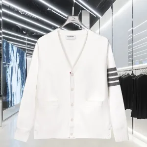 High Quality Thom Browne Wool Long-Sleeved Shirts For Fall