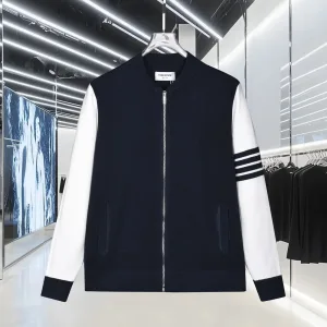 High Quality Thom Browne Wool Long-Sleeved Shirts For Fall