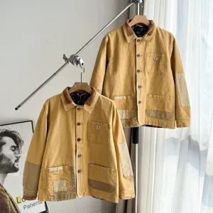 Luxury Ralph Lauren Outerwear Ash Cotton Spring Patch