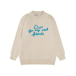 Luxury Dior Jacquard Sweaters