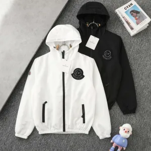 Luxury Reps Moncler Outerwear Red Nylon Fabric Enhanced Comfort