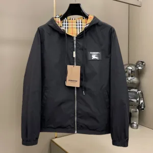 Reps Luxury Burberry Outerwear Ash Down Autumn Lightweight And Breathable Embroidery Heavy
