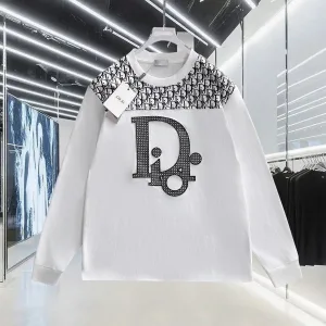 Luxury 1:1 Dior Cotton Long-Sleeved T-Shirt