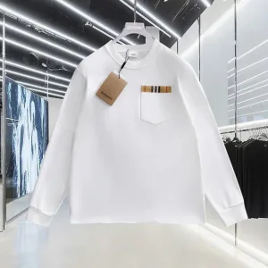 Luxury Burberry Cotton Long-Sleeved T-Shirt