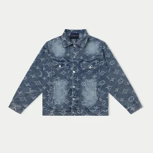 Luxury Louis Vuitton Denim Coat