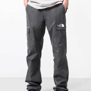 AAA High Quality The North Face Trousers Red Cotton Pure Breathable And Not Stuffy Outdoor Vibe Autumn Side Pockets
