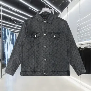 Designer Louis Vuitton Outerwear Red Jacquard Denim