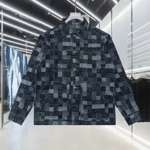 Luxury Louis Vuitton Denim Outerwear For Fall