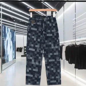 Luxury Louis Vuitton Denim Trousers For Fall