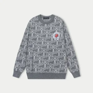 Aaa Luxury Chrome Hearts Wool Sweater For Autumn