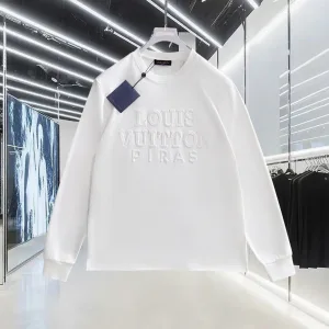 Aaa Louis Vuitton Cotton Long-Sleeved T-Shirt For Fall