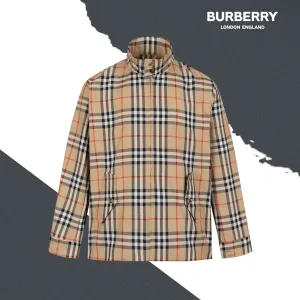 Designer Burberry Coat Red Nylon