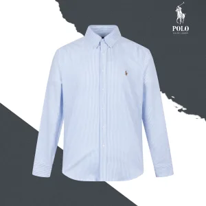 Reps Ralph Lauren Shirt Red Cotton Pure Jacquard Oxford Cloth