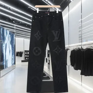 Designer High Quality Louis Vuitton Denim Trousers