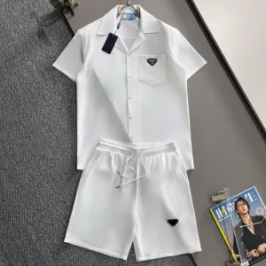 Luxury Designer Prada Cotton Set For Summer