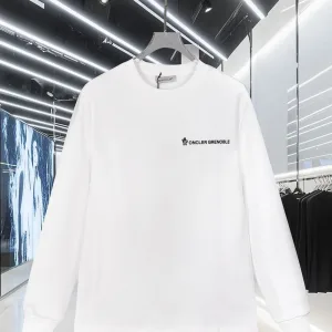 Aaa Designer Moncler Cotton Long-Sleeved T-Shirt For Autumn