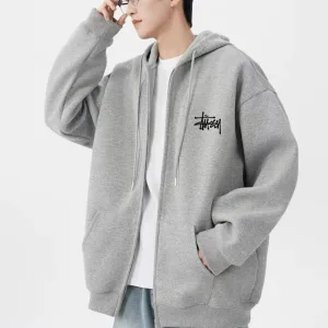 AAA Designer Stussy T-Shirts Red Cotton Premium Quality Spring Autumn Embroidery
