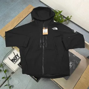 Designer Super Clone The North Face Jacket Red Clean Lines Street Style Autumn Winter Color Blocking Zippered Pocket