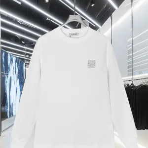 Aaa Luxury Loewe Cotton Long-Sleeved T-Shirt For Autumn