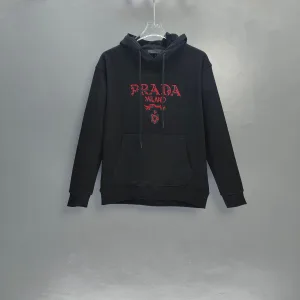 Luxury Prada Cotton Hoodie For Autumn