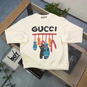 Super Clone Luxury Gucci Sweatshirt Red Street Style A Touch Of Understated Luxury Autumn Winter And