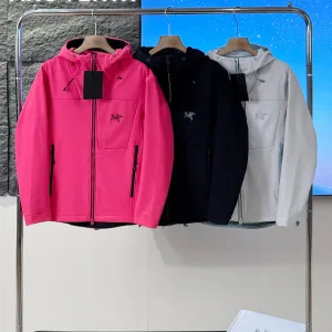 Designer Luxury Archaeopteryx Jacket Red Windstopper Fleece Urban Commuting Autumn Winter And