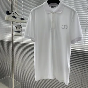 Designer Dior Breathable Fabric Short Sleeves For Summer