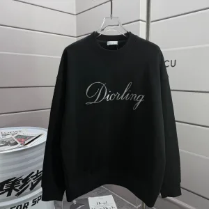1:1 Luxury Dior Gold Long-Sleeved Sweatshirt For Autumn