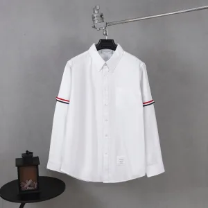 Reps AAA Thom Browne Shirt Brown Oxford Cloth