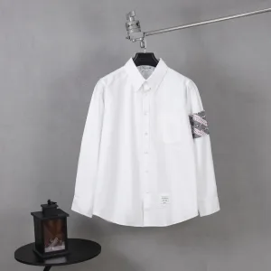 Luxury Thom Browne Cotton Long-Sleeved Shirt