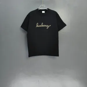 Luxury Burberry Heavyweight Fabric Short-Sleeved T-Shirt