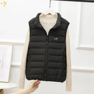 AAA Reps Archaeopteryx Vest Red Duck Down Nylon Fabric Autumn Winter Glossy Finish