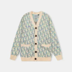 Luxury Dior Jacquard Sweater For Winter