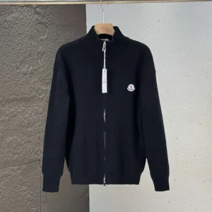 Luxury Moncler Coat Red Wool Blend Simple And Elegant Autumn Winter