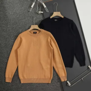 Designer Reps Fendi Sweater Orange Wool