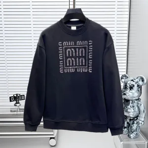1:1 High Quality Miu Miu Long-Sleeved Sweatshirt For Autumn