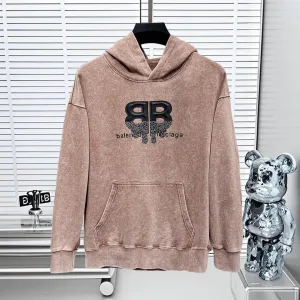Designer Balenciaga Long-Sleeved Sweatshirt Autumn Winter