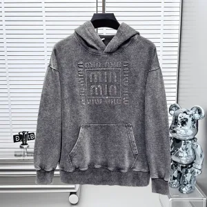 Designer Miu Miu Long-Sleeved Sweatshirt For Autumn