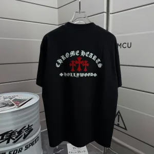 Aaa Chrome Hearts Cotton Short-Sleeved T-Shirt For Spring