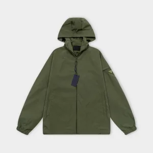 Designer Luxury Prada Leather Trench Coat For Fall