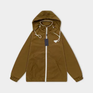 Designer Aaa Prada Leather Trench Coat For Fall