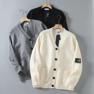 AAA Reps Stone Island Shirts Red Wool Blend Street Style