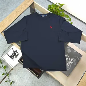 High Quality Reps Ralph Lauren Long-Sleeved T-Shirt Red Daily Commute Embroidery