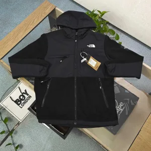 AAA High Quality The North Face Jacket Red Fleece Street Style Streetwear Outdoor Functionality Winter Warm Patch Zippered Pocket