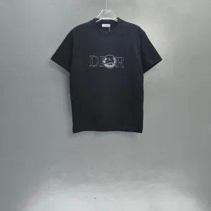 Luxury Aaa Dior Heavyweight Fabric Short-Sleeved T-Shirt