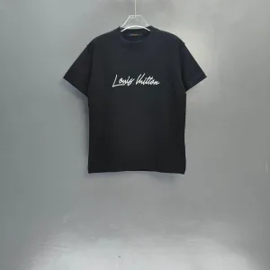 Designer High Quality Louis Vuitton Heavyweight Fabric Short-Sleeved T-Shirt