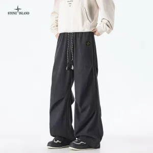Designer Reps Stone Island Casual Pants Brown Corduroy