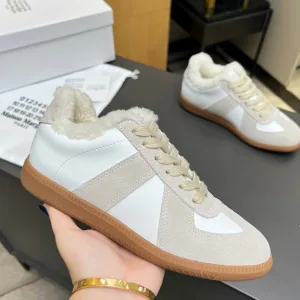 1:1 Margiela Cowhide Skate Shoes For Winter