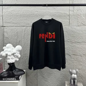 Luxury High Quality Fendi Long-Sleeved Sweatshirt For Autumn